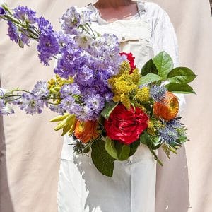 Grace bouquet composed of delicate flowers in a serene and balanced composition